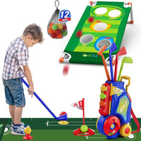 Jouets de simulation en plastique pour enfants, ensemble de golf, jeux interactifs parents-enfants en intérieur, sports de loisirs