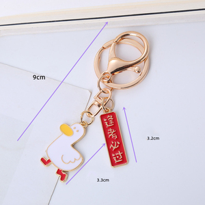 Llaveros <span class=keywords><strong>de</strong></span> Lujo OEM&ODM con Diseño <span class=keywords><strong>de</strong></span> Dibujos Animados, Personalizables en Color y Texto, Lindos Llaveros Metálicos 3D para Bolsos, Accesorios para Niñas - Product Image 4