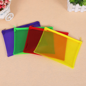 Étui à crayons et stylos personnalisé Bonvan, pochette en PVC, sac de papeterie - Product Image 2