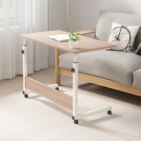Vente en gros bureau d'ordinateur portable en bois simple table de chevet moderne pliable et réglable bureau de lit paresseux minimaliste pour la maison ou l'école