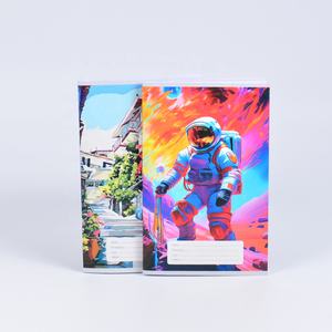 Usine Directe Lignes Horizontales Creative Selle Stitch Light Exercise Book Eco Business Notebook Office Student Review Book - Product Image 1