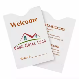 Carpeta personalizada para portatarjetas con bolsillo para <span class=keywords><strong>hoteles</strong></span> - Product Image 1