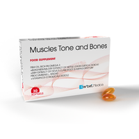 Offre Spéciale Fabriqué en Italie PR362024 Compléments Alimentaires à Base de Plantes pour Adultes Muscles & Os Capsules Molles 20/30 Comprimés Sans Gluten Un par Jour