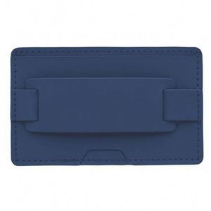 Tarjetero Delgado de Aluminio y Cuero para Hombre, con Correa para el Dedo, Novedoso, para Cartera, Funda de Teléfono, Tarjeta de Identificación - Product Image 4