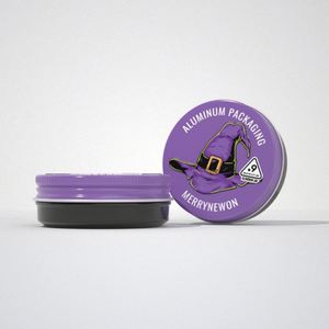 Envase de Aluminio Personalizado de Grado Alimenticio para Gomitas, Recipiente Metálico Reciclable con Tapa de Rosca - Product Image 2