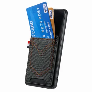 Jeans Credit card case back cover for Samsung Galaxy S24/S24 Ultra, For Galaxy A15 Wallet Back cover