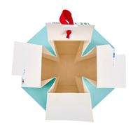 Nouvelle collection de boîtes cadeaux de Noël personnalisées avec logo, emballage créatif et portable avec gaufrage, laminage mat et revêtement UV