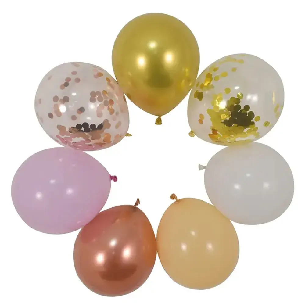 Jyao 143 Pcs Rose Gouden Ballonnen Slinger Boog Kit Voor Bruiloft Verjaardagsfeest Decoratie