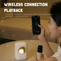 Nouvelle Lampe de Chevet Créative Mini Portable Rechargeable pour Bureau et Table, avec Haut-parleur Intégré