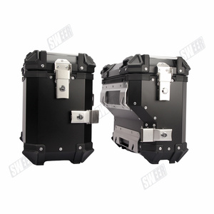 Pour Voge 525 650 DSX, Valises Latérales de <span class=keywords><strong>Moto</strong></span> en Aluminium 35L, Coffres Latéraux d'Échappement pour <span class=keywords><strong>Moto</strong></span> - Product Image 1