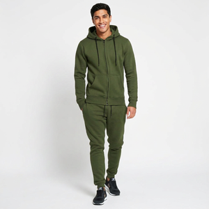 ชุดวอร์มลำลองสำหรับผู้ชายเสื้อยืดมีซิป - Product Image 1