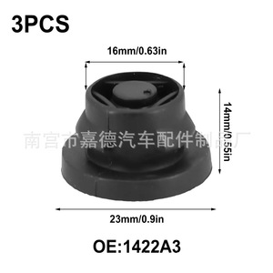 Air Filter <b>Plug</b> 23mm Rubber Gasket For Citroen Peugeot Ford OE1422A3 4Pcs - Product Image 3