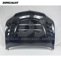 Capó de capó ventilado de fibra de carbono estilo voltios para Mitsubishi Lancer Evolution Evo 7 8 9