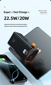 PD22.5W พาวเวอร์แบงค์กันน้ำ ความจุสูง 50000-90000mAh ชาร์จเร็ว พร้อมพอร์ต Type-C และ AC Input - Product Image 6