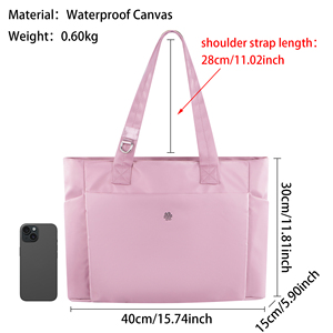 Lightweight Women's Outdoors Tote Bag Large Capacity Travel <b>Handbags</b> Ladies' Computer Cag <b>for</b> Work and <b>School</b> Shoulder Bgas - Product Image 3