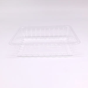 <span class=keywords><strong>Assiette</strong></span> en <span class=keywords><strong>plastique</strong></span> jetable rectangulaire personnalisable de grande épaisseur de 0.35 d'épaisseur pour les huîtres de palourdes emballage sous blister aquatique - Product Image 2