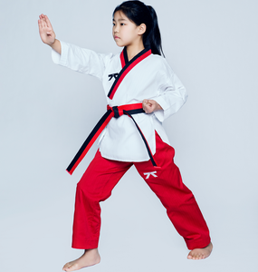 Alta calidad <span class=keywords><strong>WTF</strong></span> Dobok <span class=keywords><strong>Taekwondo</strong></span> Poomsae uniforme ropa de artes marciales - Product Image 2