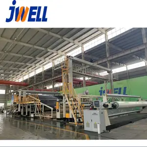 ราคาถูกวัสดุมุงหลังคาพลาสติก TPO PE HDPE LDPE เมมเบรนกันน้ำ PVC/แผ่นผู้ผลิต Extrusion line