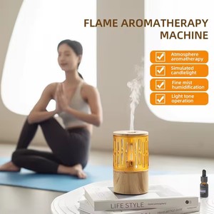2024 umidificatore di plastica portatile del diffusore ultrasonico di legno elettrico dell'aroma per uso della famiglia e dell'hotel - Product Image 5