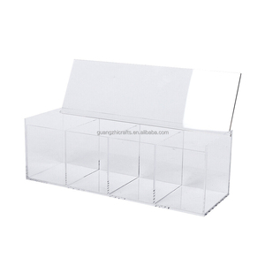 กล่องอะคริลิคใส่ถ้วยกาแฟกล่องอะคริลิคใสสำหรับแคปซูลเนสเปรสโซถุงชาแพ็คเก็ตน้ำตาล - Product Image 3