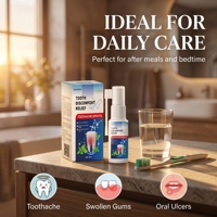 Zourunan OEM 30ml Spray buccal à action rapide pour soulager les maux de dents, qualité pharmaceutique, soin buccal, santé parodontale, rafraîchisseur d'haleine