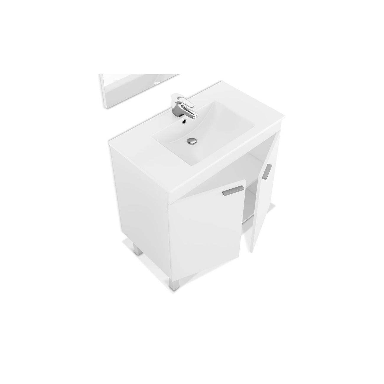 สี: สีขาวมันวาว