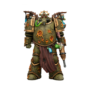 Figura de Acción Articulada de Biologus Purificador de <span class=keywords><strong>Death</strong></span> Guard de Warhammer 40k, Escala 1/18, Modelo Coleccionable JOYTOY de Chaos <span class=keywords><strong>Space</strong></span> Marine - Product Image 1