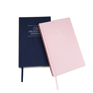 Журнал благодарности из льна в твердой обложке на заказ, журнал с направляющими страницами без даты - Product Image 6