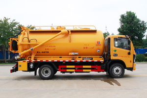 Camion-citerne à aspiration intégrée Dongfeng 10CBM 6 roues de qualité supérieure pour l'entretien des propriétés commerciales - Product Image 5