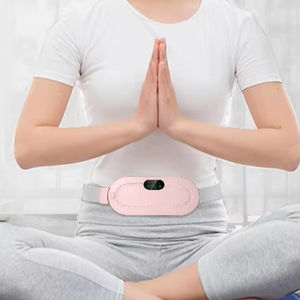 Masajeador Corporal Electrónico Recargable YOMETEC, Cinturón Menstrual, Dispositivo de Masaje Vibratorio Abdominal, Compresa Caliente, Musical - Product Image 1