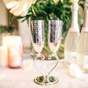 Martini martelé en cuivre de qualité supérieure pour la décoration de mariage et les accessoires de bar en prix de gros et de détail fabriqué en Inde - Product Image 2