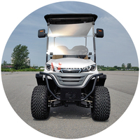 Nouvelle voiturette de golf tout-terrain électrique 4 places 48V en acier et plastique avec batterie au plomb certifiée CE EEC DOT GCC