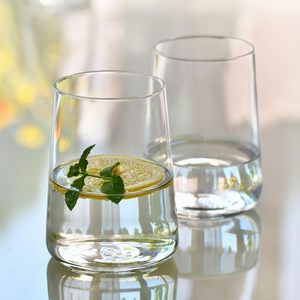 Juego de Vasos Infinity de 6-166 oz (490 ml) para Agua/Jugo, Vasos Modernos Cónicos, Cristalino, Sin Plomo - Product Image 4