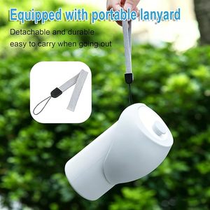 Portable Collapsible Pet <b>Water</b> <b>Bottle</b> Silicone Travel Drinking Bowl with <b>Strap</b> for Dogs Outdoor Walking - Product Image 4