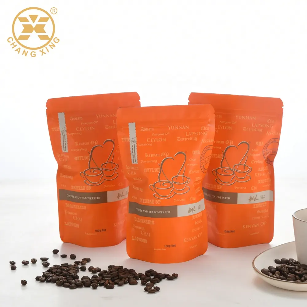 Lebensmittel verpackung kunden spezifisch 250g 500g 1kg Folie Kaffee Sitz säcke Design Print Reiß verschluss Schloss Flach boden Kaffee beutel mit Ventil