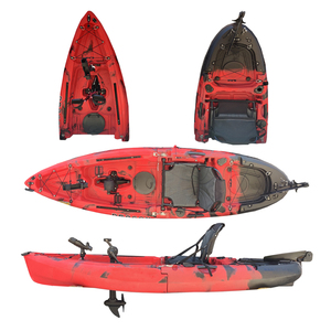 2024 nueva tendencia plástico duro sentarse en la parte superior kayak Kayak Pesca empalme barco con kayak con pedal - Product Image 1