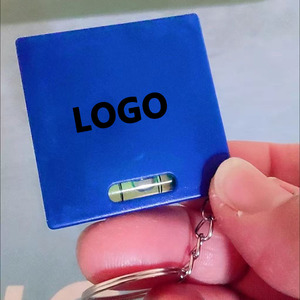 Biểu Tượng Tùy Chỉnh 1M Mini Keychain Băng Vuông Đo Với Mức Độ Bong Bóng Thép Thước Băng Đo Mức Độ Cai Trị Cho Món Quà Mục Đích - Product Image 2