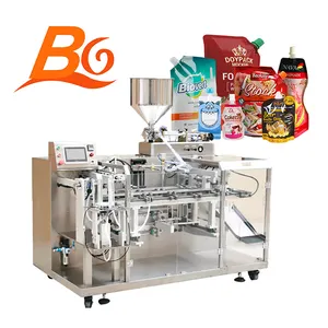 BG Automatic Sachet Plastic Bags Liquid Packaging Machine For Stand Up Pouch