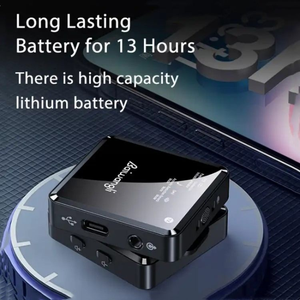 Microfono Lavalier Wireless per iPhone, Android, Fotocamera, PC, Microfono a Clip con Memoria da 16GB, Traccia Audio di Sicurezza, Cancellazione del Rumore - Product Image 3