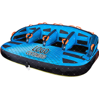 Factory Hot Sell Custom ization aufblasbarer Schlepp wassersport 4 Personen Hochwertiges PVC-Boots rohr