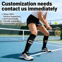 Chaussettes montantes respirantes et antibactériennes personnalisées Elite Sports pour équipes sportives jeunes – Conception sur mesure avec logo sur le bas