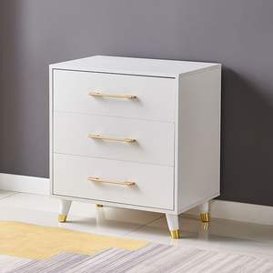 Commode moderne de luxe haut de gamme à 2 3 4 5 tiroirs avec glissière, poignée et pied - Product Image 2