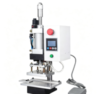 Machine de marquage à chaud pneumatique pour cuir, papier, plastique, bois, PVC, cartes