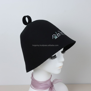 Gorro de Sauna de Fieltro Ecológico de Lana Merino Ulike MW-34, Estilo Vikingo Nórdico, Sin Costuras, Suave, Reutilizable, Gorro de Ducha para Adultos, Logotipo Personalizado - Product Image 3