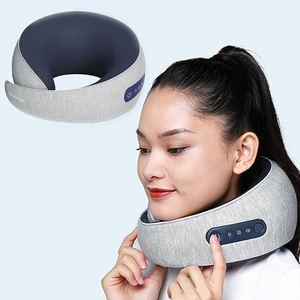 Masajeador de cuello y hombros Cervical con envoltura completa eléctrica Shiatsu con calefacción infrarroja de pulso recargable portátil en forma de U - Product Image 1