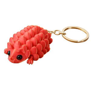 Porte-clés pendentif hérisson miniature 2026, ornement en plastique, hérisson transfrontalier pour sacs de filles, design créatif - Product Image 5