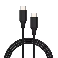 Câble de charge rapide Type-C PD 60W 1m/1,5m/2m avec gaine en nylon et blindage tressé pour ordinateur, lecteur MP3/MP4, écouteurs