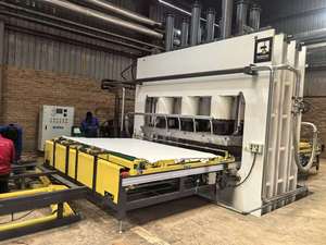 Melamin lamine levhalar için güvenilir makine <span class=keywords><strong>MDF</strong></span> melamin laminasyon kısa döngüsü sıcak pres makinesi - Product Image 2