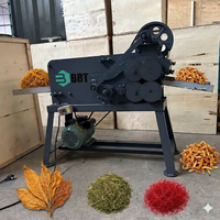 Droge bladsnijmachine, bladsnijder met verstelbare breedte voor de verwerking van thee, citrusenschillen, lotusbladeren en kelp.