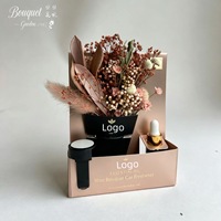 Set Hadiah Ramah Lingkungan 100% Alami untuk Hari Ibu dan Ulang Tahun Perusahaan: Pengharum Mobil dengan Aroma Bunga Kering